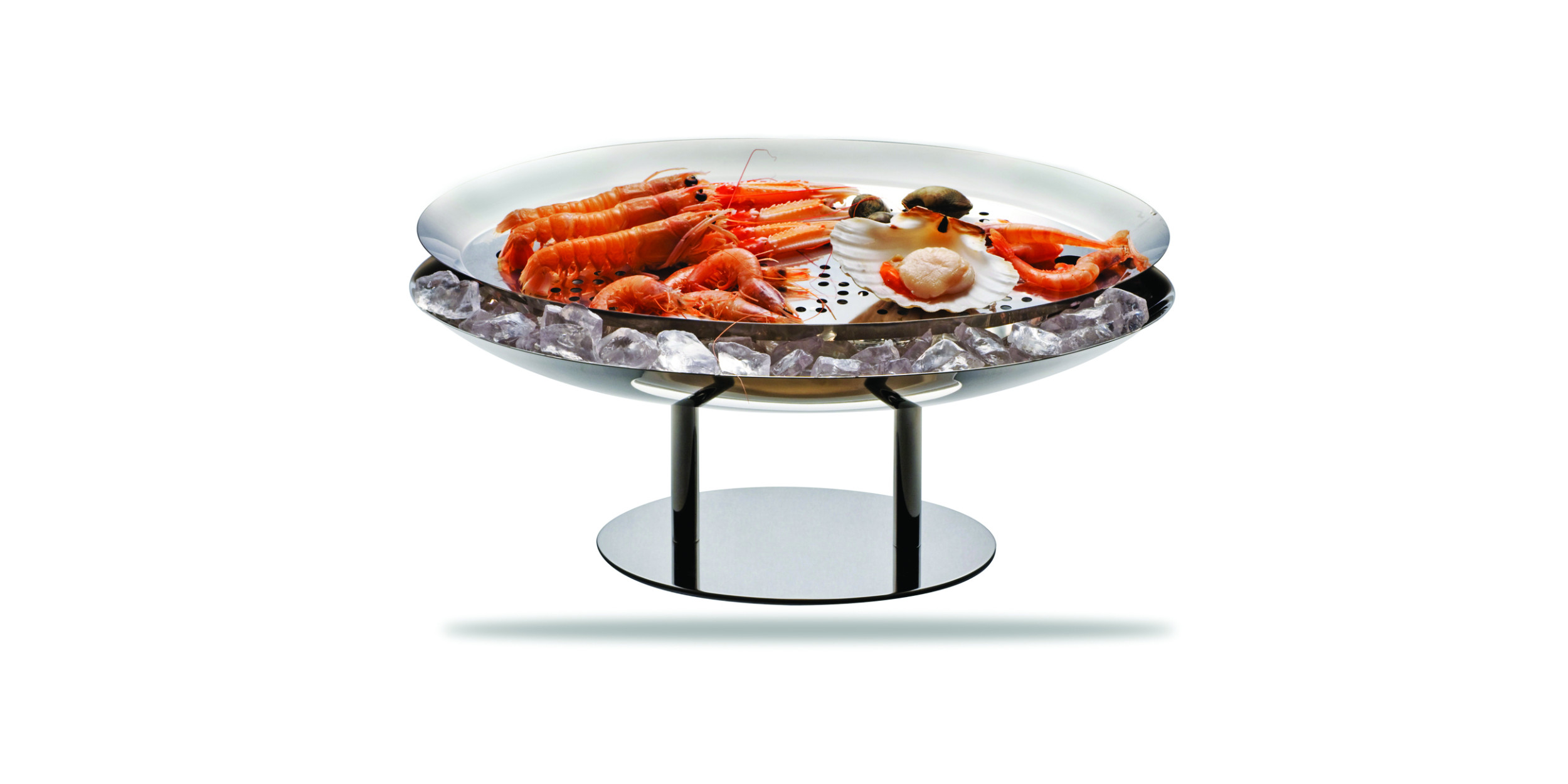 Marinated Fish Holder Oval Bretone - Ice Serving Trays - Serveware